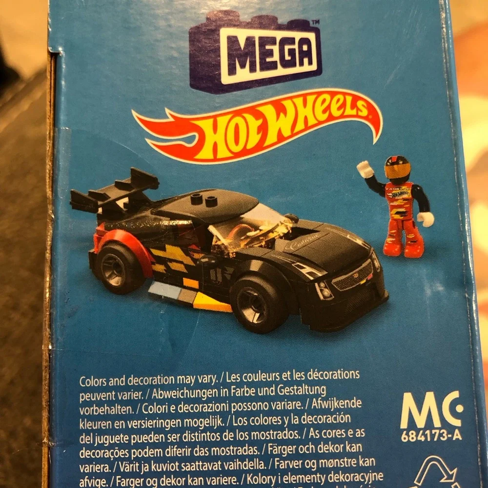 Mega Hot Wheels Black Cadillac ATS-V R